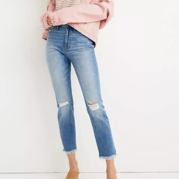Madewell Perfect Vintage Jean Distressed - Picture 1 of 5